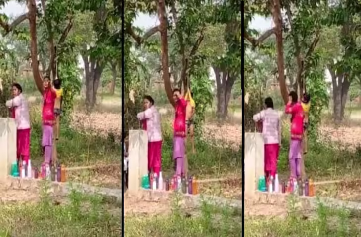 छत्तीसगढ़ स्कूल का डरावना सच: होमवर्क न करने पर बच्चे को पेड़ से लटका दिया, वीडियो वायरल