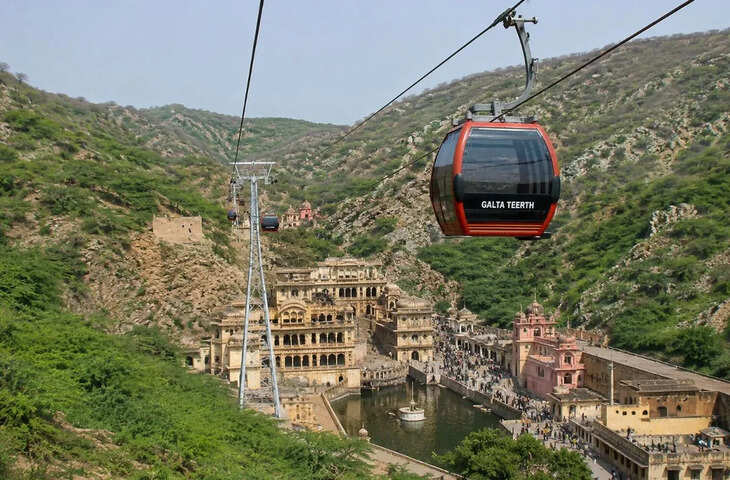 गलता तीर्थ में रोप-वे की तैयारी तेज: अरावली की वादियों में बढ़ेगा पर्यटन, प्रशासन ने बनाई रूपरेखा की दिशा