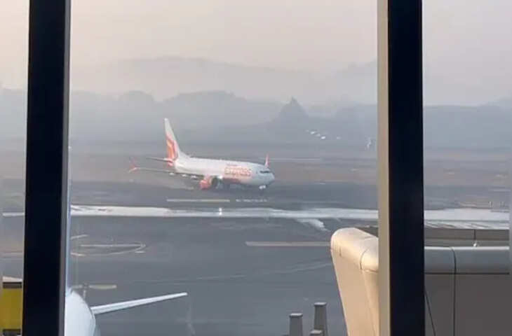 नवी मुंबई इंटरनेशनल एयरपोर्ट पर पहली कमर्शियल फ्लाइट ने भरी उड़ान, यहाँ देखे शानदार आगाज का VIDEO&nbsp;