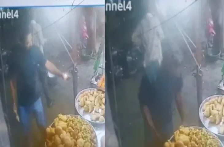 चौंकाने वाली घटना: पकौड़े की दुकान पर खड़ा युवक अचानक गिरा और तोड़ दिया दम, वीडियो ने मचाया हड़कंप