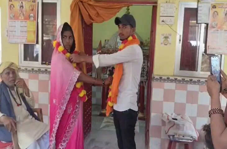 औरंगाबाद में अनोखी शादी: कोर्ट परिसर के मंदिर में रचाई प्रेम विवाह, जमानत पर रिहाई के बाद बनी बात