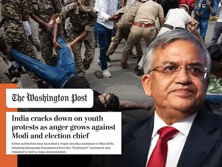 SIR Protest: भारत के युवा आंदोलन पर दुनिया की नजर, अंतरराष्ट्रीय मीडिया ने मोदी सरकार की चुनौतियों को किया उजागर
