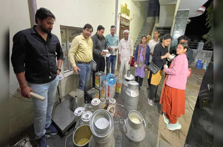 जयपुर में नकली दूध रैकेट का भंडाफोड़ &mdash; बाजार का दूध पीने से पहले हो जाएं सावधान