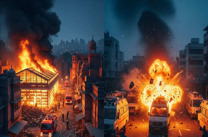 जयपुर में स्टेशनरी गोदाम में भीषण आग, वीडियो में देखें चार घंटे तक धधकती रहीं लपटें; इलाके में मचा हड़कंप