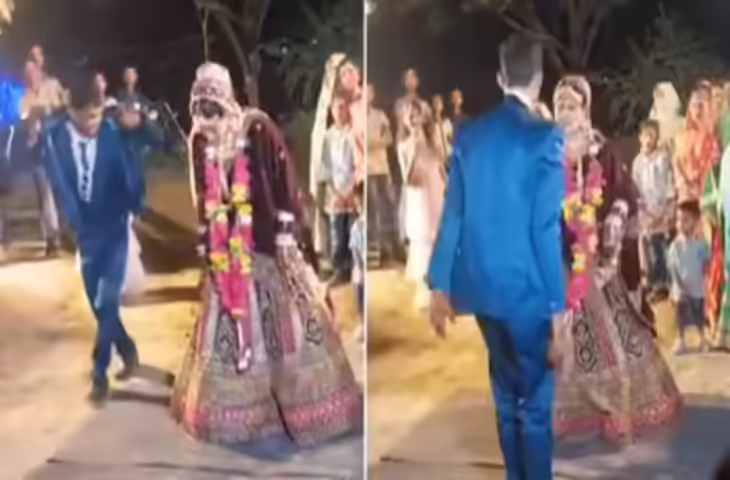 Video: शादी में &lsquo;जादू की झप्पी&rsquo; बनी झगड़े की वजह, स्टेज पर ही दोस्त आपस में भिड़े, दूल्हा-दुल्हन रह गए हैरान