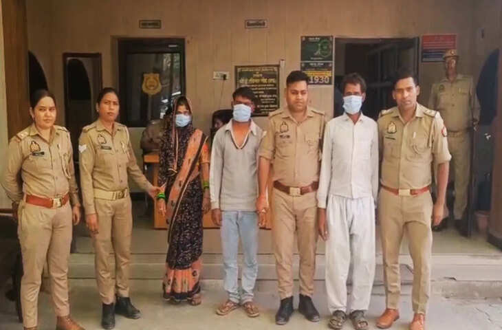 आगरा में लोकेन्द्र हत्याकांड का खुलासा, पत्नी समेत तीन आरोपी गिरफ्तार