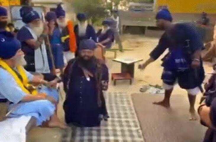 बठिंडा में निहंगों ने युवक को पीटा, 18 सेकेंड का वीडियो वायरल; युवक से माफी मंगवाने का दावा, पुलिस जांच में जुटी