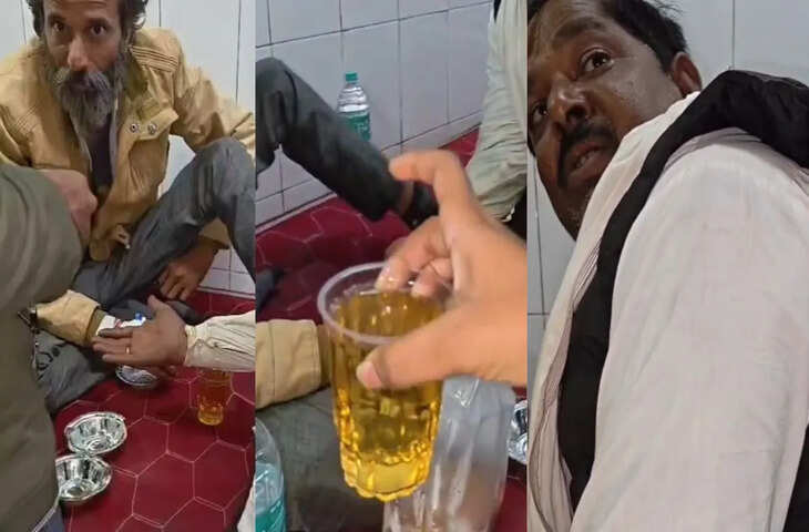 इसे ही कहते हैं 'दवा-दारू' करना, हाथ में ड्रिप लगाकर अस्पताल के बेड पर शराब पीता दिखा मरीज, VIDEO वायरल
