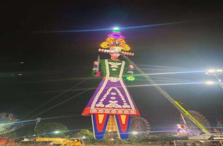 Dussehra 2026&nbsp;:&nbsp;120 सीसीटीवी कैमरे और कड़ी सुरक्षा का पहरा! जानिए आज पटना के गांधी मैदान में कैसे हो रहा है बिहार के सबसे ऊंचे रावण का दहन