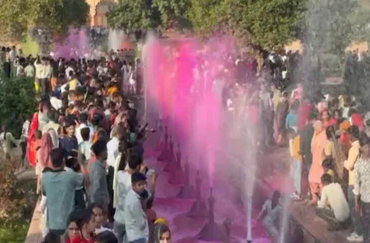 जयपुर की मणिहारों का रास्ता में सजी होली, 79 वर्षीय कारीगर सहेज रहे हैं गुलाल गोटा की परंपरा