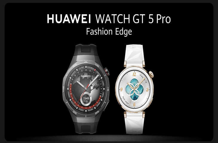 14 दिन की बैटरी लाइफ और धांसू हेल्त HUAWEI WATCH GT 5 is currently available.