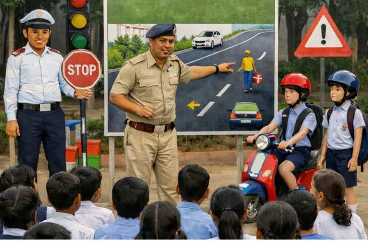 &ldquo;बाएं से नहीं, दाएं से चलो&rdquo;: स्कूलों में ट्रैफिक सेंस पढ़ाने वाली पत्रिका बनी टेक्स्टबुक, राजस्थान से लेकर मध्य प्रदेश तक पहुंची