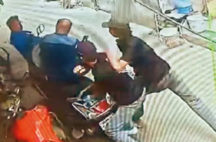 थाने से 100 मीटर दूर कपड़ा कारोबारी पर जानलेवा हमला, दिनदहाड़े वारदात से इलाके में सनसनी