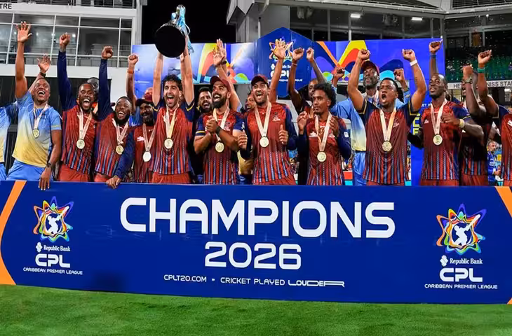 CPL 2026 Final: एंटीगुआ एंड बारबुडा फाल्कंस ने रचा इतिहास, पहली बार जीती कैरेबियन प्रीमियर लीग ट्रॉफी