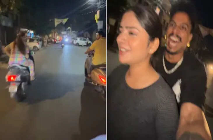 अचानक जोर - जोर से चिल्लाने लगा&nbsp;स्कूटी पर महिला के पीछे बैठा शख्स! कही ऐसी बात कि सड़क पार मच गई अफरा - तफरी, देखे वीडियो&nbsp;