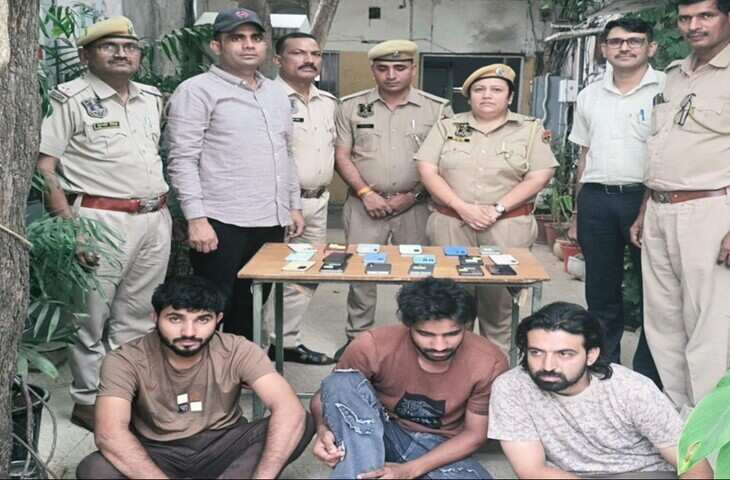 जयपुर में अंतरराज्यीय मोबाइल चोर गिरोह का खुलासा, फुटेज में देंखे 3 बदमाश गिरफ्तार; 19 चोरी के मोबाइल बरामद