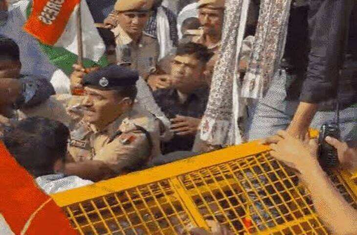 रितु बराला केस: जयपुर पुलिस कमिश्नरेट में कांग्रेस का धरना, वीडियो में जाने डोटासरा-खाचरियावास ने रात गद्दों पर बिताई; जीरो FIR की मांग पर अड़े नेता