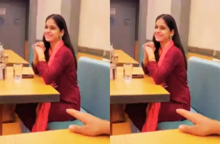 वेटर बॉयफ्रेंड को सरप्राइज देने पहुंची गर्लफ्रेंड, वीडियो देख लोग बोले- सच्चे प्यार में हालात मायने नहीं रखते