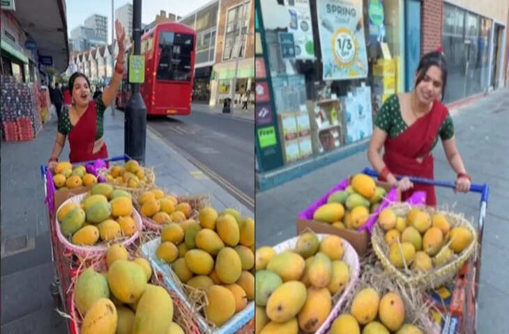 London में देसी आम का जलवा! भारतीय महिला बेच रही महंगे आम, कीमत जानकर चौंक जाएंगे आप