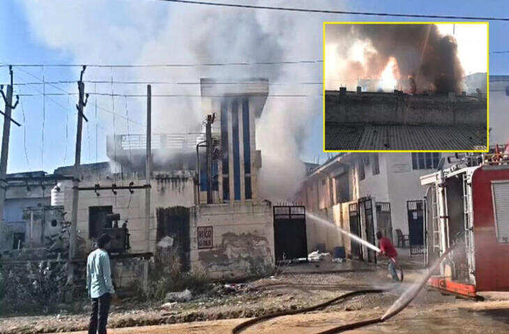 भिवाड़ी में गैस सिलेंडर लीकेज से बड़ा हादसा, वीडियो में देंखे एक ही परिवार के 7 लोग झुलसे; सभी अस्पताल रेफर