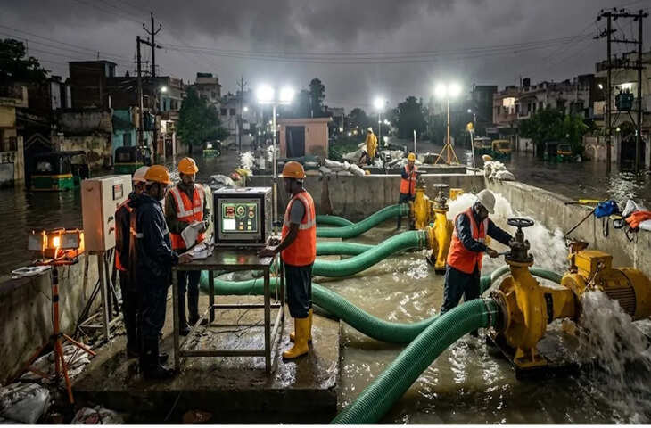 पटना में जलजमाव से निपटने की तैयारी, रातभर ड्रेनेज पंपिंग स्टेशनों पर तैनात रहेंगे इंजीनियर; बुडको ने लागू की निगरानी व्यवस्था
