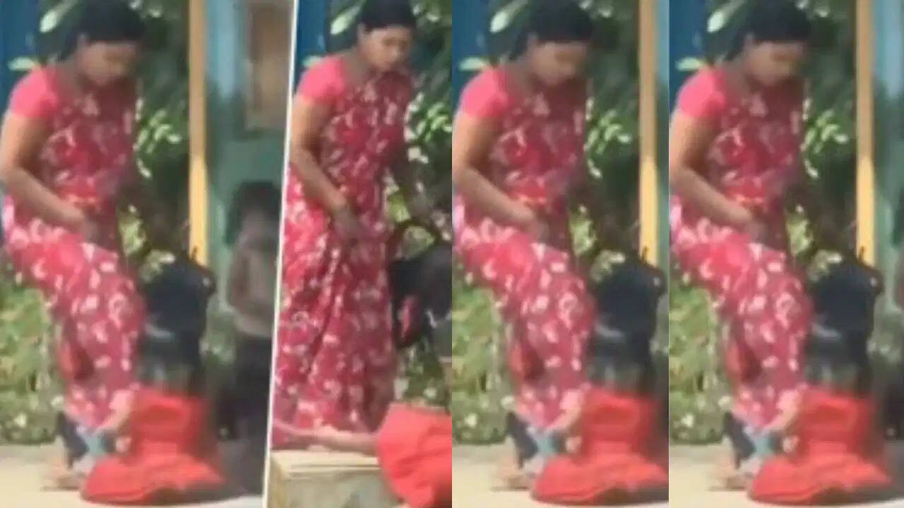 रोती-बिलखती रही बच्ची, महिला करती रही मारपीट, आंगनवाड़ी का वीडियो देख भड़के यूजर्स