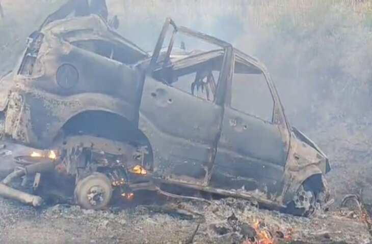 गुलाबपुरा देवली राजमार्ग पर स्कॉर्पियो पलटने से पिता-पुत्र की मौत, तीन घायल