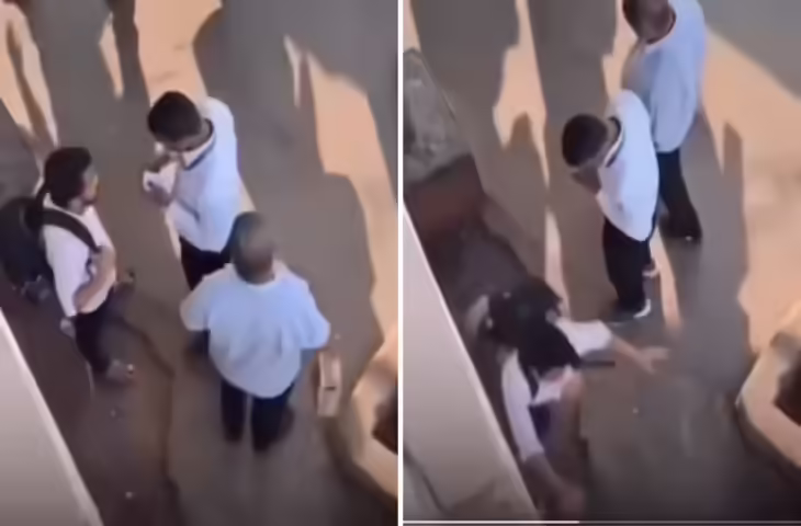 रेलवे स्टेशन पर बिना टिकट सफर करने का कारनामा, वीडियो हुआ वायरल