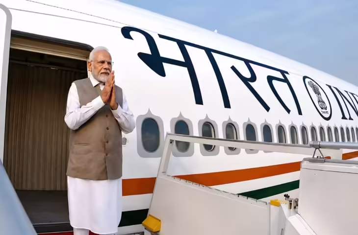 भारत&ndash;UAE रिश्तों में नई मजबूती: अबूधाबी में पीएम मोदी का भव्य स्वागत, LPG समझौता, फुटेज में देखें प्लेन को F 16 एयरक्राफ्ट से सुरक्षा