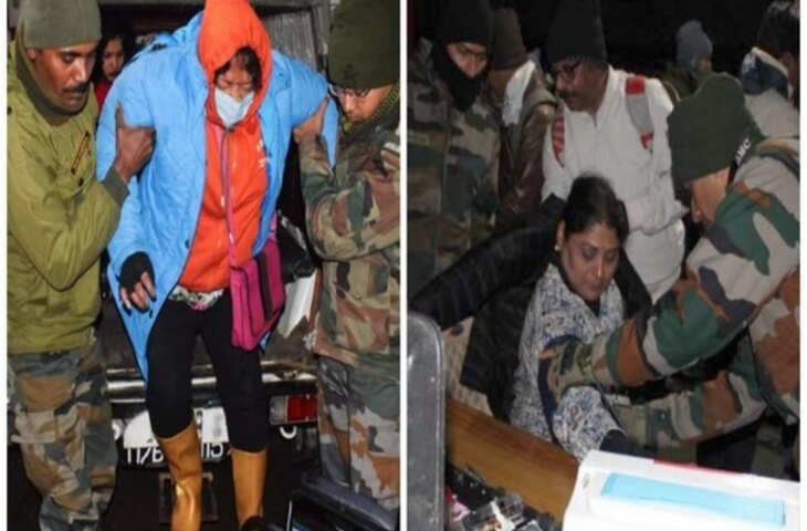 सेना ने पूर्वी Sikkim में फंसे 1,000 से अधिक पर्यटकों को बचाया !