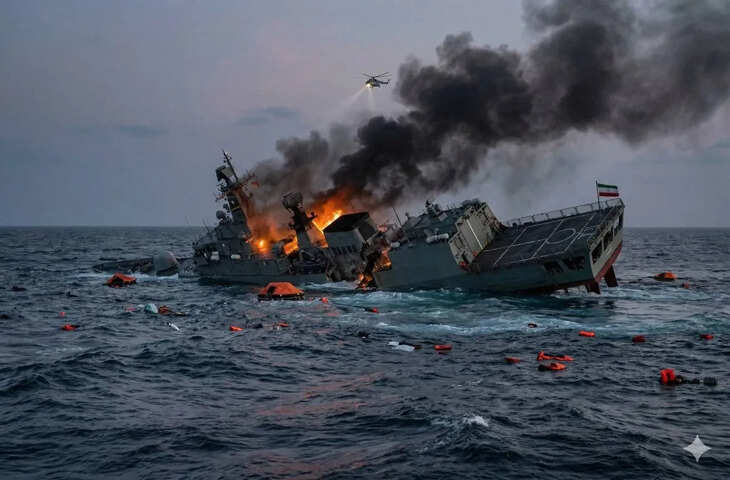 &lsquo;भारत के मेहमान पर हमला बर्दाश्त नहीं...'&nbsp;&nbsp;IRIS Dena वॉरशिप डुबोने पर भड़का ईरान, अमेरिका को दी कड़ी चेतावनी