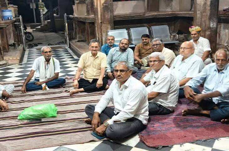 जसनगर महोत्सव में अखंड हरि कीर्तन खड़ी सप्ताह, भजन मंडलियों की प्रस्तुतियों से भक्तिमय हुआ शिव मंदिर परिसर