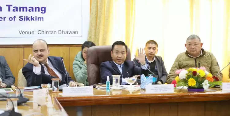 Sikkim CM ने की राष्ट्रीय राजमार्ग परियोजनाओं की प्रगति की समीक्षा !