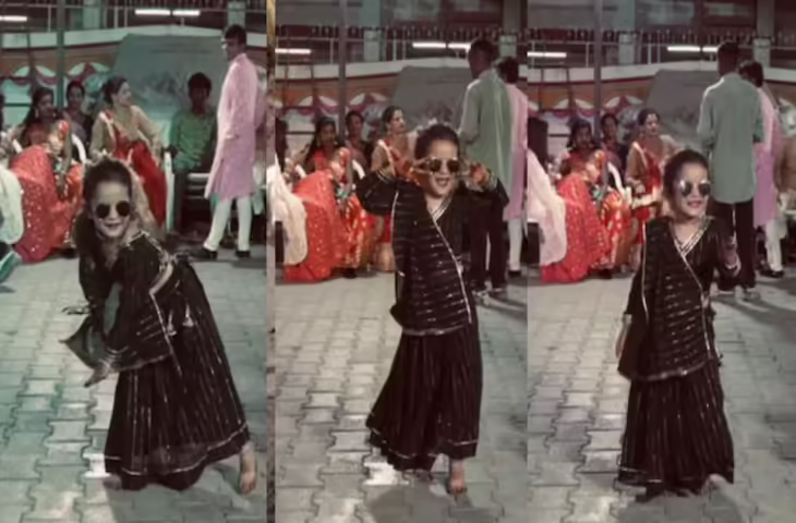 काले लहंगे और चश्मे में नन्ही डांसर का जलवा, 'गल्लां गुडियां' पर शानदार परफॉर्मेंस देख लोग रह गए हैरान