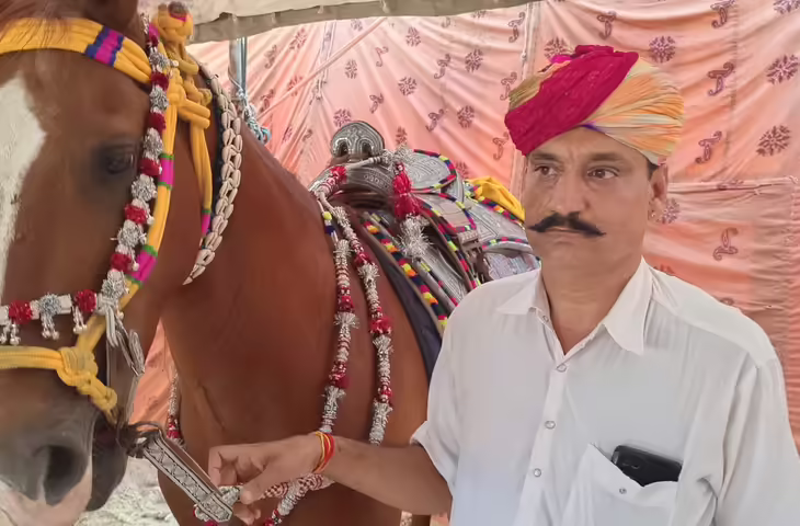 तिलवाड़ा मेले में एक करोड़ का घोड़ा &lsquo;श्याम&rsquo;, मालिक ने बिक्री से किया इनकार