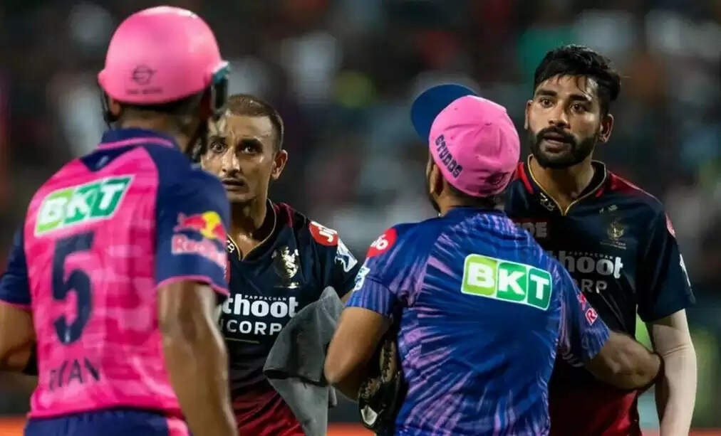 Harshal Patel refuses to shake hands with Riyan Parag111111