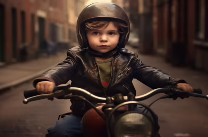 ऐसी हिम्मत देख डर लगे! पैर पहुंचते नहीं लेकिन छोरा बाइक पर निकला, वायरल क्लिप देख यूजर्स बोले - 'ऐसी औलाद भगवान्...'