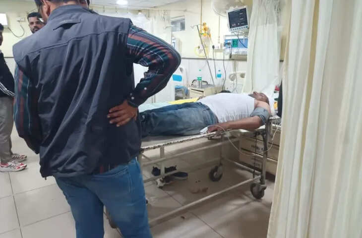 तलावड़ा रोड पर कांग्रेस के पूर्व पार्षद उमेश नागर पर नकाबपोश युवकों ने जानलेवा हमला किया