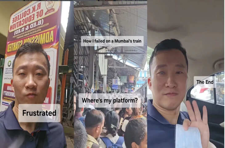 कोरियाई शख्स को मुंबई की लोकल ट्रेन में चढ़ने के लिए करनी पड़ी मशक्कत, Video शेयर कर जो कहा; होने लगा वायरल