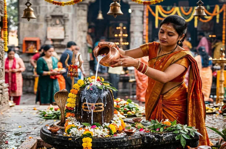 सावन शिवरात्रि आज: राशि के अनुसार शिवलिंग पर जल में क्या मिलाकर चढ़ाएं? मेष से मीन तक जानें 12 राशियों के खास उपाय और जलाभिषेक का मंत्र