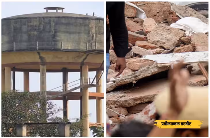 रांची में बड़ा हादसा: पुरानी पानी की टंकी भरभराकर गिरी, मलबे में दबकर दो मजदूरों की मौत; रेस्क्यू जारी