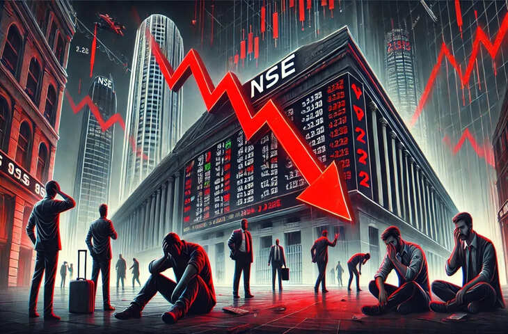 Stock Market Crash: सेंसेक्स 1500 अंक लुढ़का, निवेशकों के 9 लाख करोड़ रुपये साफ, जानें गिरावट के 4 बड़े कारण