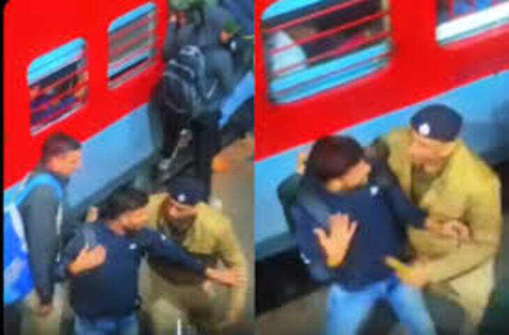 RPF जवान ने जब खोला ट्रेन का दरवाजा, सामने का नजारा देख हिल गए लोग, आप भी देखें यह Video
