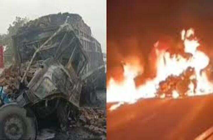 जयपुर में भीषण सड़क हादसा, ओवरटेक के चक्कर में तेज रफ्तार कार की ट्रेलर से जोरदार टक्कर, 4 की मौत