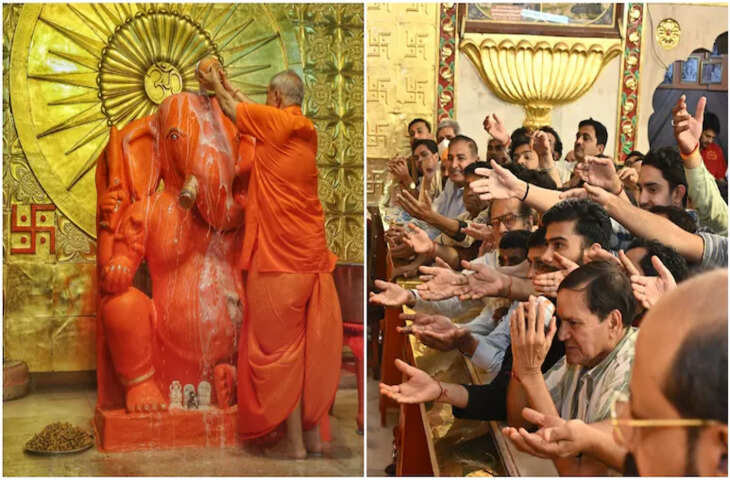 मोती डूंगरी गणेश मंदिर में &lsquo;सेहत का आशीर्वाद&rsquo;, 42 साल पुरानी परंपरा में च्यवनप्राश का भोग