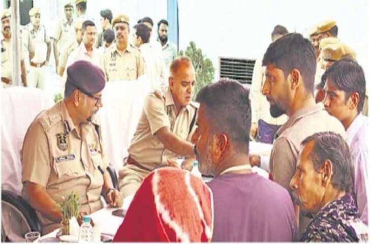 भांकरोटा थाने में पुलिस कमिश्नर की जनसुनवाई, वीडियो में देखें कई शिकायतों का मौके पर समाधान