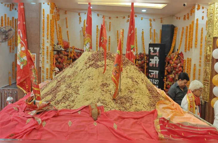 हनुमान जयंती पर श्रीबालाजी धाम में भक्ति का सैलाब, सवामणियों के महाभोग से गूंजा राम नाम