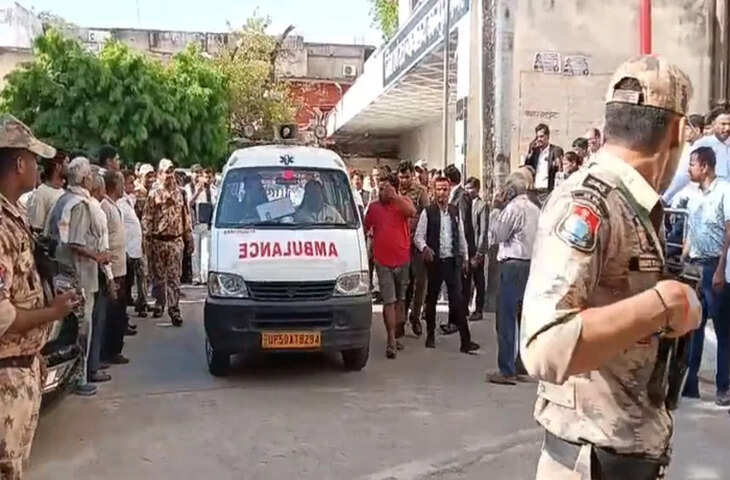 कानपुर कचहरी परिसर में वकील ने 5वीं मंजिल से कूदकर की आत्महत्या, सुसाइड नोट में आर्थिक तंगी और तनाव का जिक्र