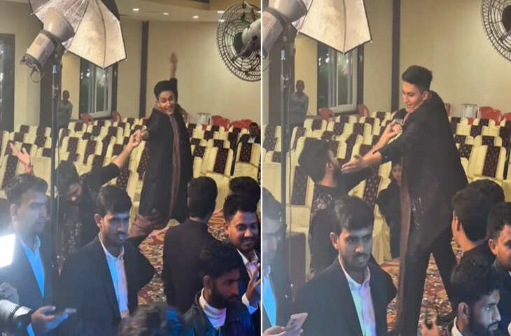 इनका अलग ही सीन चल रहा, दूल्हा-दुल्हन को डांस फ्लोर पर देख इन लड़कों की नहीं रुकी फीलिंग, आपस में ही कर लिया ये काम