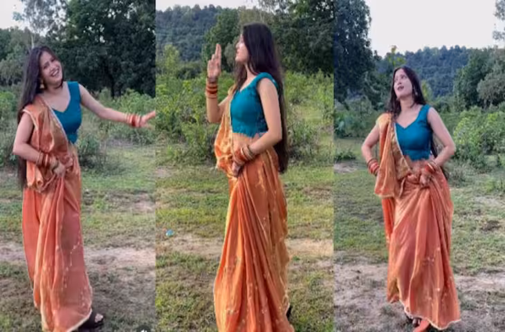 गांव के खेतों में लड़की का प्यारा डांस, पवन सिंह के 'रंगबाज राजा' गाने पर लगाई ठुमके, देसी अंदाज ने जीता दिल!